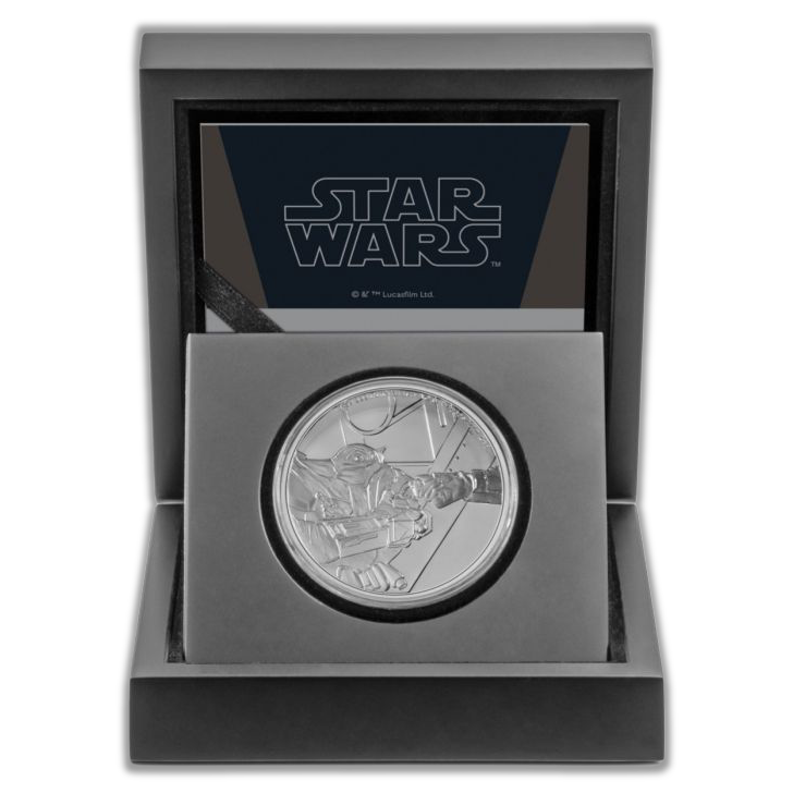 2022 Grogu Mandalorian Classic 1 Oz Silver - New Zealand Mint