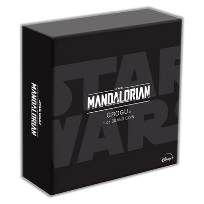 2022 Grogu Mandalorian Classic 1 Oz Silver - New Zealand Mint