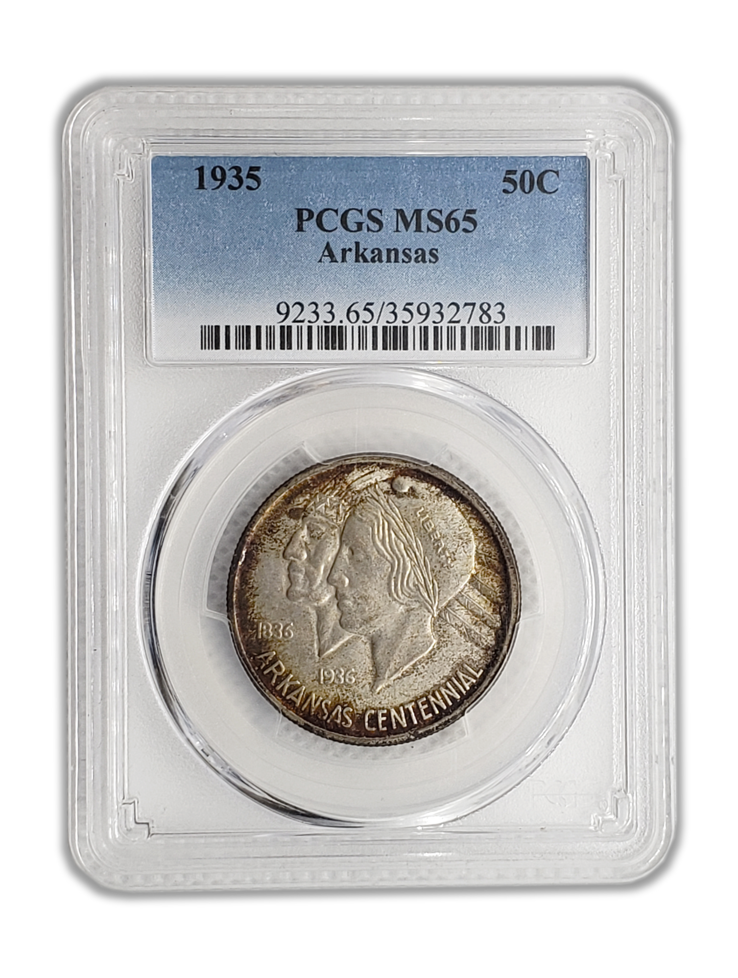 1935 Arkansas Half Dollar Philadelphia - NGC MS65 Commemorative