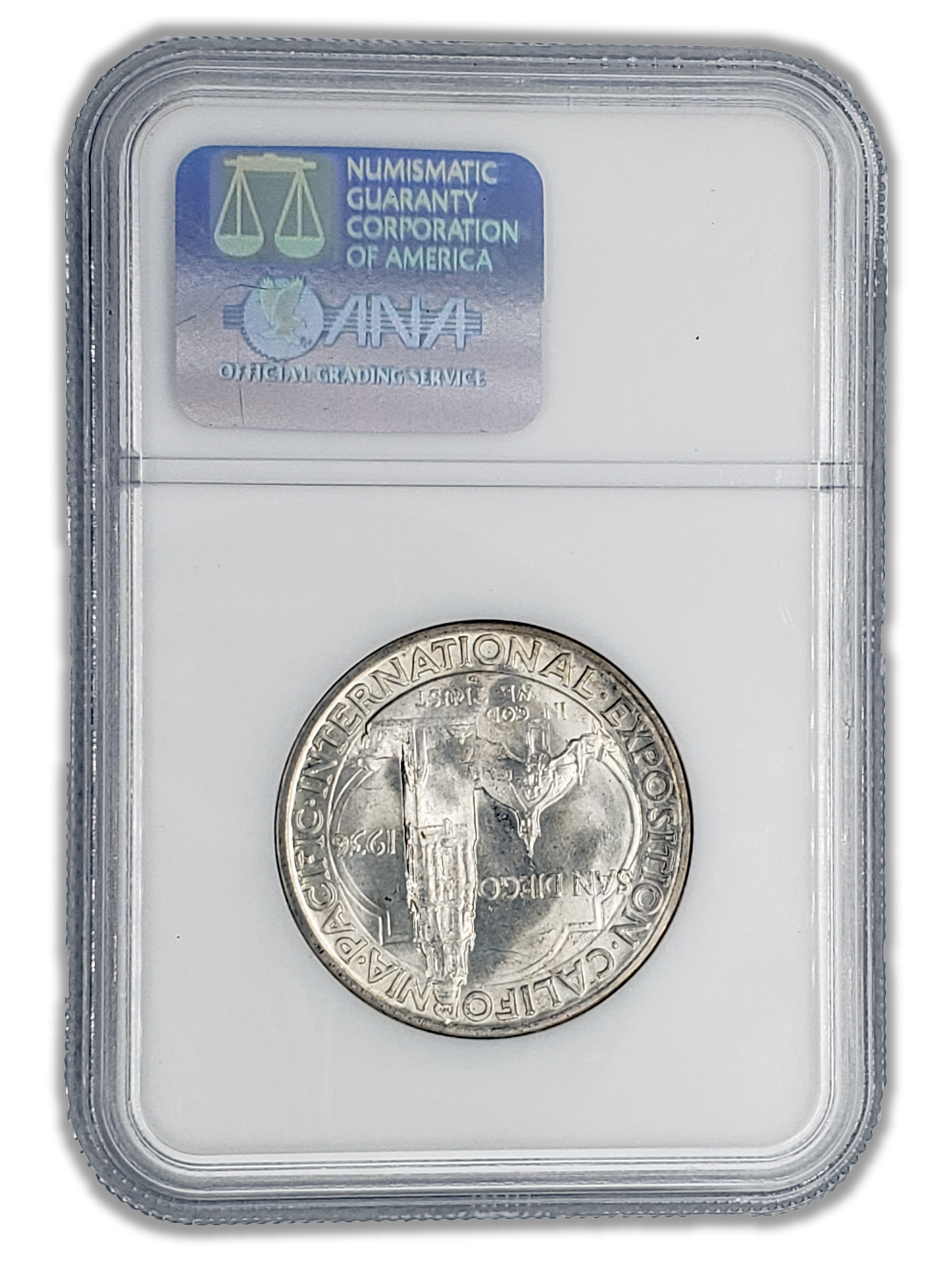 1936-D San Diego Silver Half Dollar San Francisco - NGC MS65