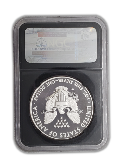 2013 W Silver Eagle Enhanced Finish - West Point -NGC SP70 ER Early Release