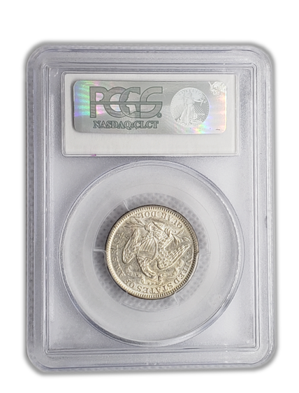 1891 Seated Liberty Quarter Philadelphia - PCGS AU58