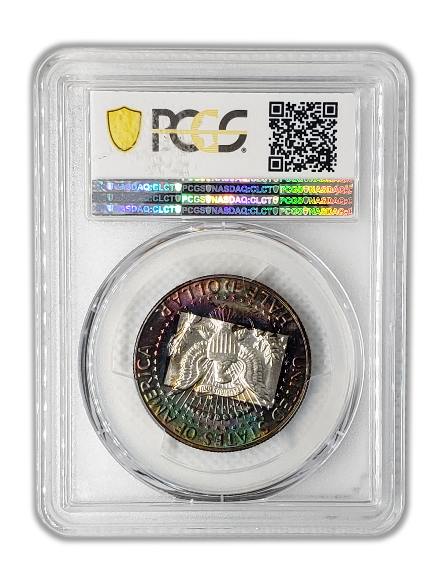1969 D Kennedy 40% Silver Half Dollar Denver - PCGS MS65 Toned