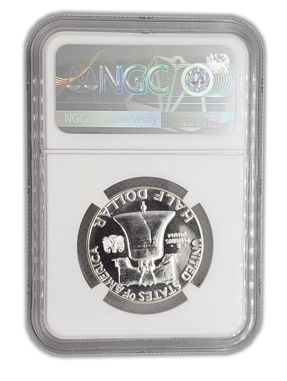 1962 Franklin Silver Half Dollar - NGC PF66 Sight White
