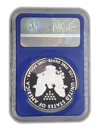 2016 Silver Eagle - Proof - Congratulations - NGC PF70 Blue Core