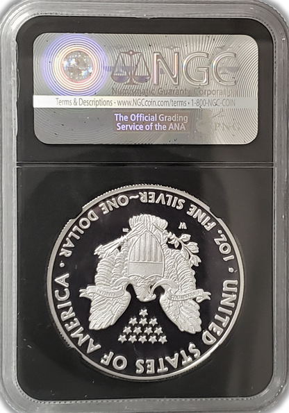 2018 W Proof - 1oz Fine Silver Ultra Cameo - First Day of Issue - NGC PF70UCAM