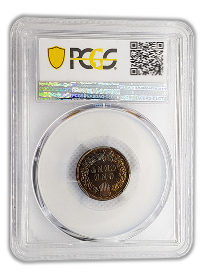 1894 Indian Cent Philadelphia Proof - PCGS PR66 BN Toned