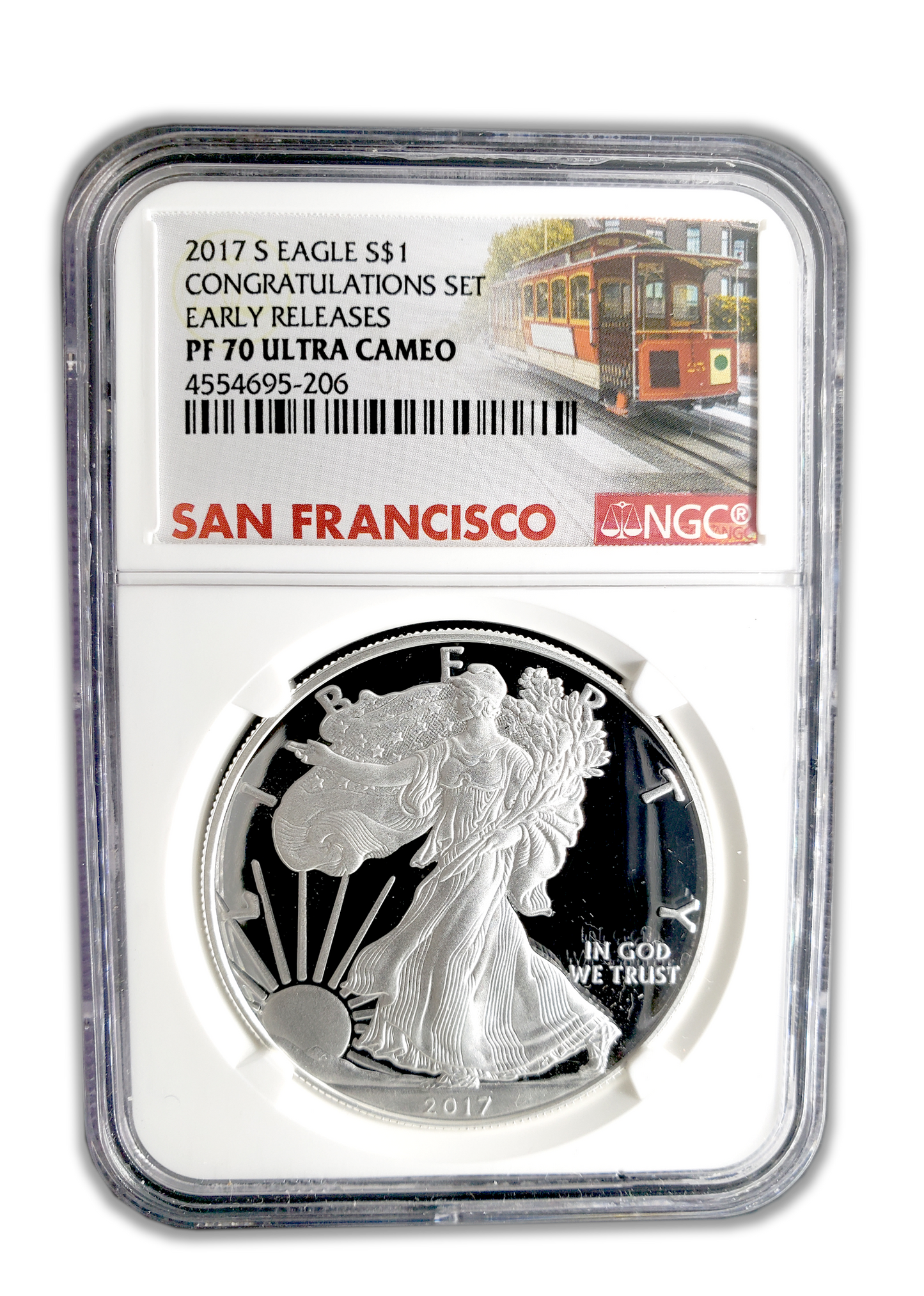 2017-S Eagle Congratulations - NGC PF70 ER Early Releases - Ultra Cameo