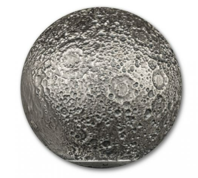 2023 3 oz Barbados Moon Spherical Silver