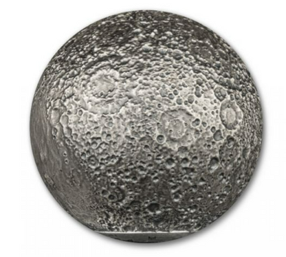 2023 3 oz Barbados Moon Spherical Silver
