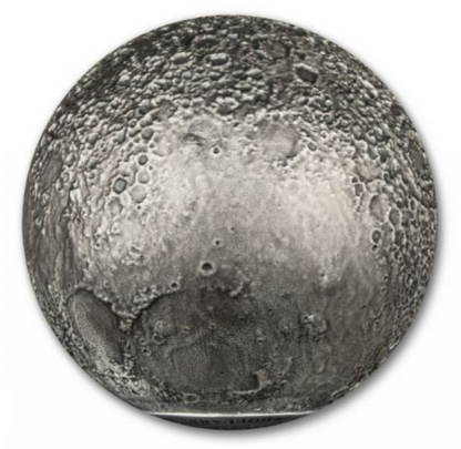 2023 3 oz Barbados Moon Spherical Silver