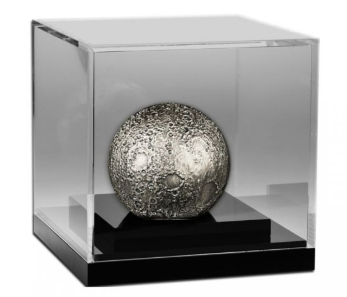 2023 3 oz Barbados Moon Spherical Silver