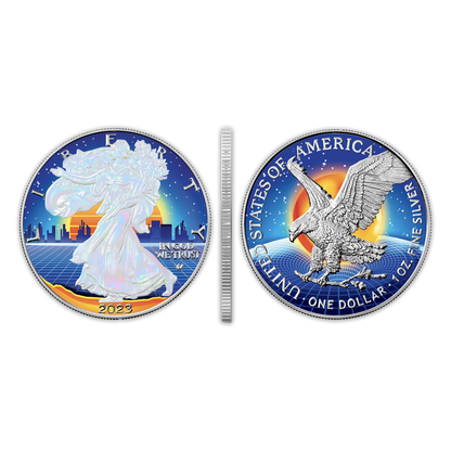 PREORDER: 2023 VaporWave Silver Eagle - Icon Mint