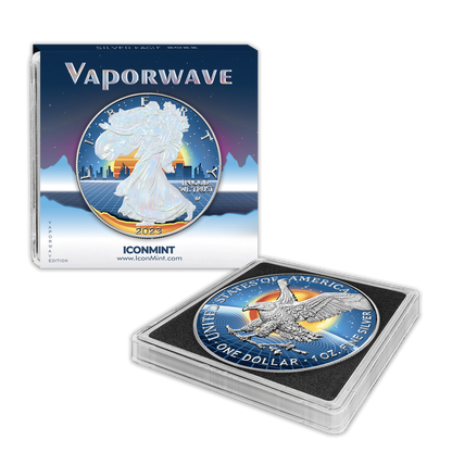 PREORDER: 2023 VaporWave Silver Eagle - Icon Mint