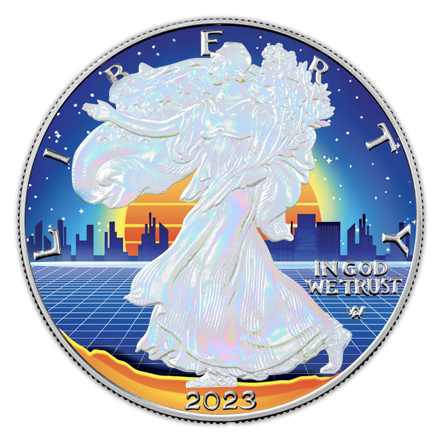 PREORDER: 2023 VaporWave Silver Eagle - Icon Mint
