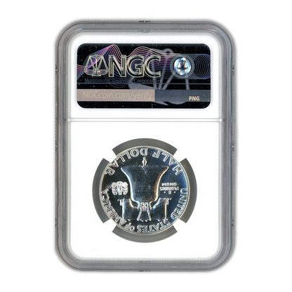 1958 Franklin Silver Half Dollar - NGC PF67 Sight White