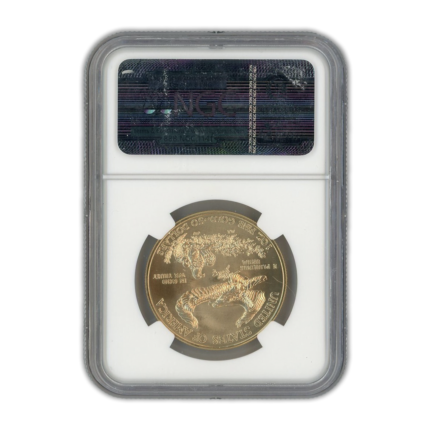 2010 $50 Gold Eagle NGC MS70
