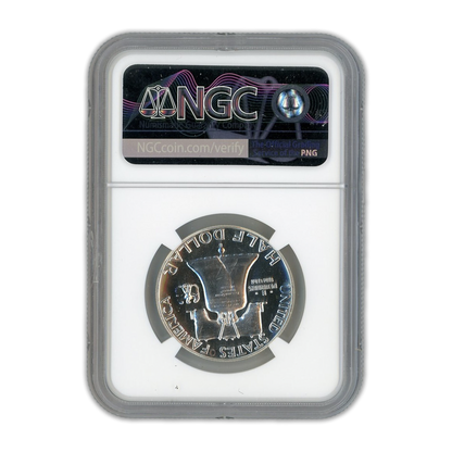 1951 Franklin Silver Half Dollar - NGC PF65* Rare Sight White