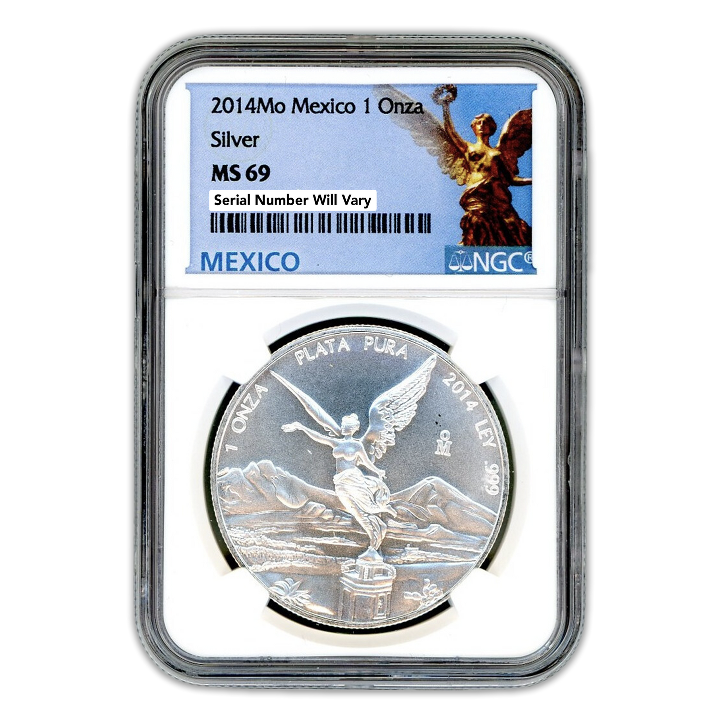 2014 Mexico Libertad 1 oz Silver - NGC MS69