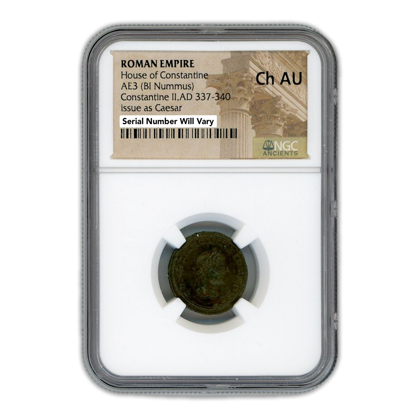 Ancient Roman Bronze Coin- House of Constantine - Constantine II - Choice AU