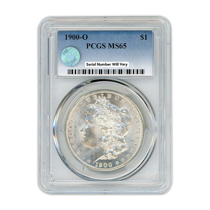 1900-O Morgan Silver Dollar New Orleans - PCGS MS65 Sight White
