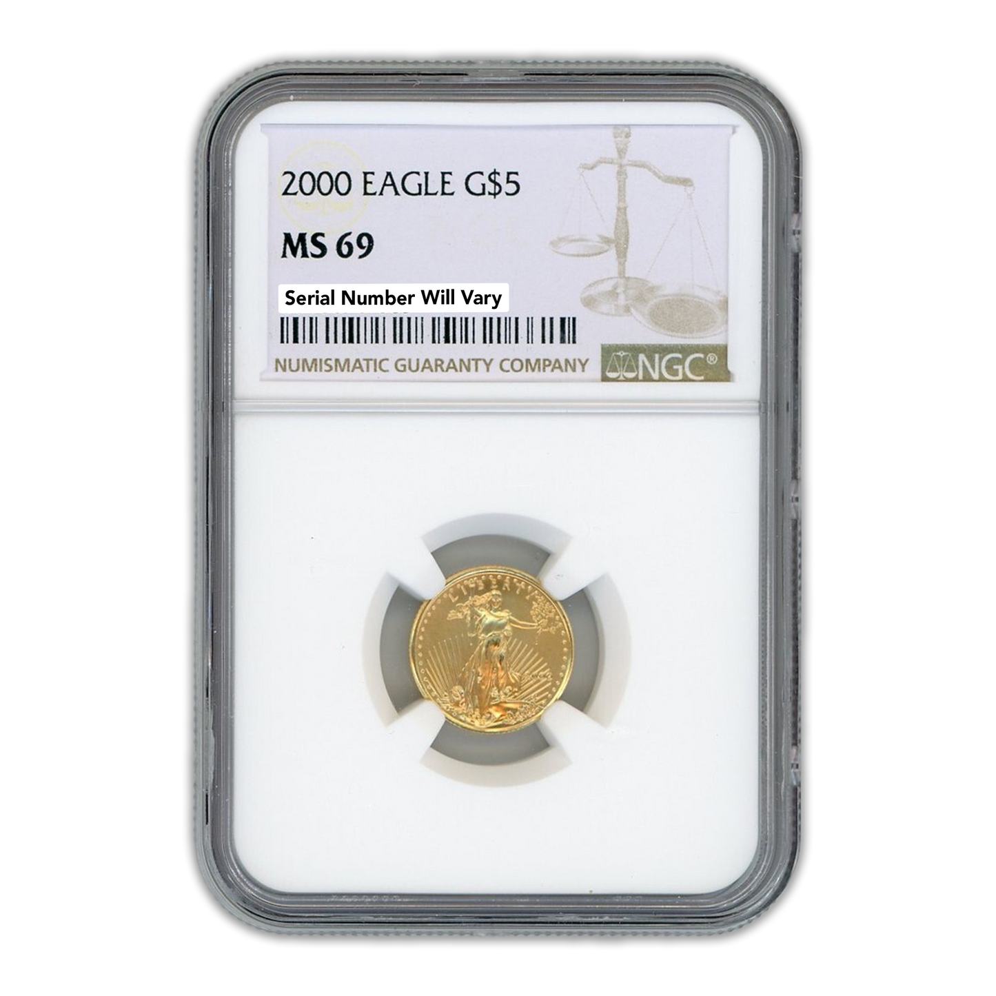 2000 $5 Gold Eagle - NGC MS69