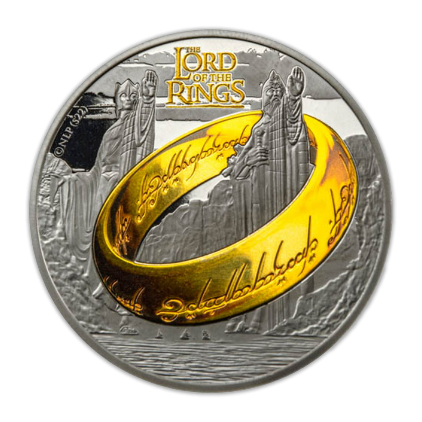 2023 1 oz Lord of the Rings Argonath Black Platinum