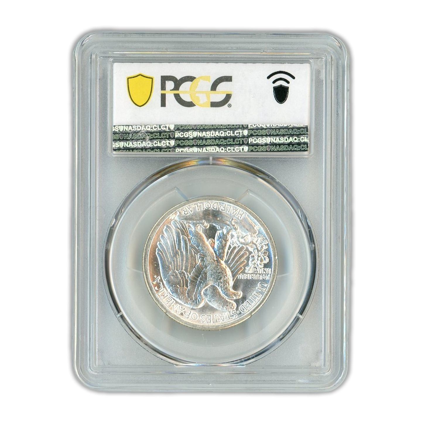 1942-S Walking Liberty Silver Dollar San Francisco - PCGS MS63 Sight White