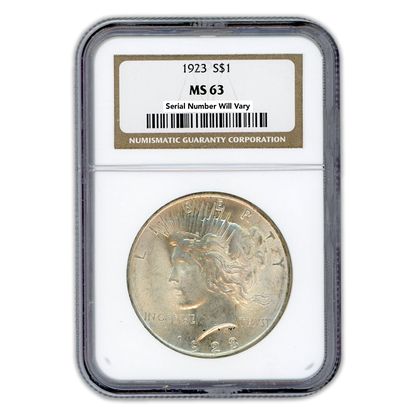 1923 Peace Silver Dollar - NGC MS63
