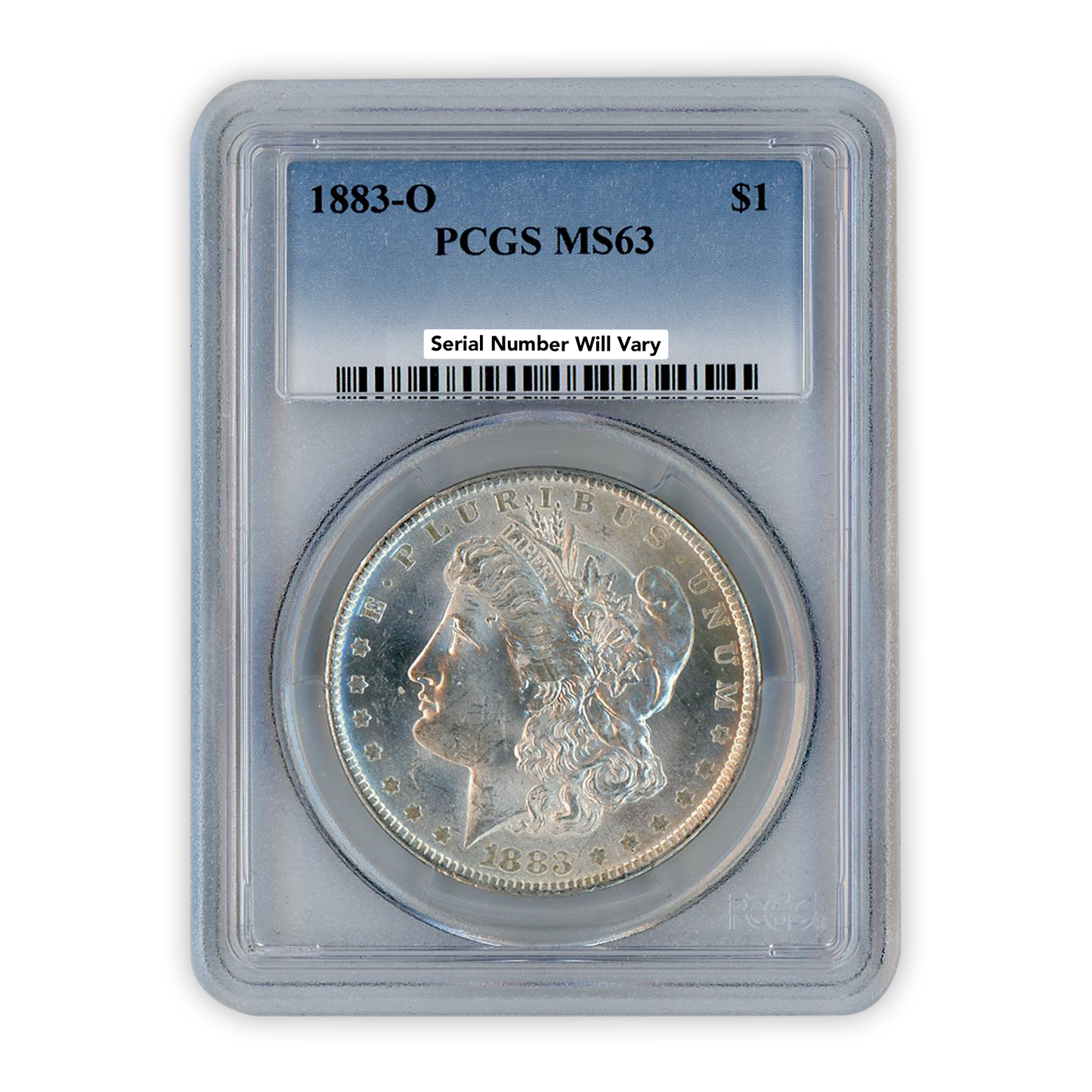 1883 O Morgan Silver Dollar New Orleans - PCGS MS63
