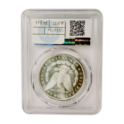 1880-S Morgan Silver Dollar San Francisco - PCGS MS63DMPL Sight White
