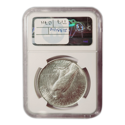 1927-D Peace Silver Dollar Denver - NGC MS61 Sight White