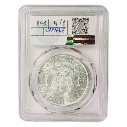 1897 Morgan Silver Dollar Philadelphia - PCGS MS65PL Sight White