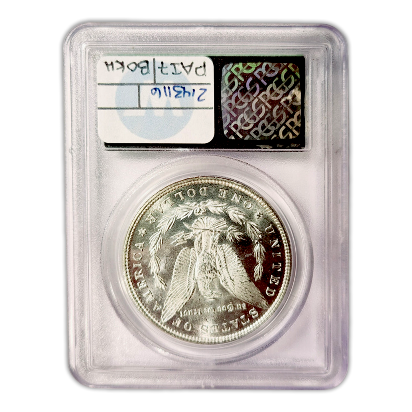 1881 Morgan Silver Dollar Philadelphia - PCGS MS64DMPL Sight White Old Green Holder