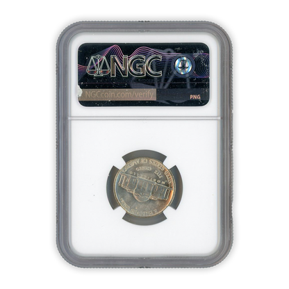1945 D Jefferson War Nickel Denver - NGC MS66 5FS