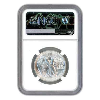 1938 Walking Liberty Silver Half Dollar - NGC MS65 Sight White