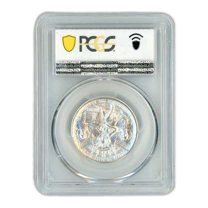 1935-D Silver Half Dollar Texas Commemorative - CAC Label - PCGS MS67 Sight White