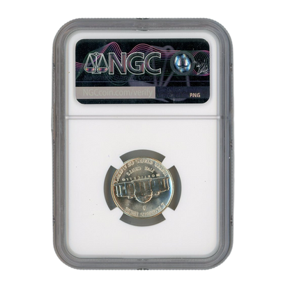 1943 D Jefferson Nickel - NGC MS67 Sight White