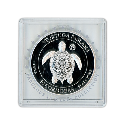 2021 Nicaragua Tortuga Paslama  Fabulous 15 F15 Privy - 1 oz Silver