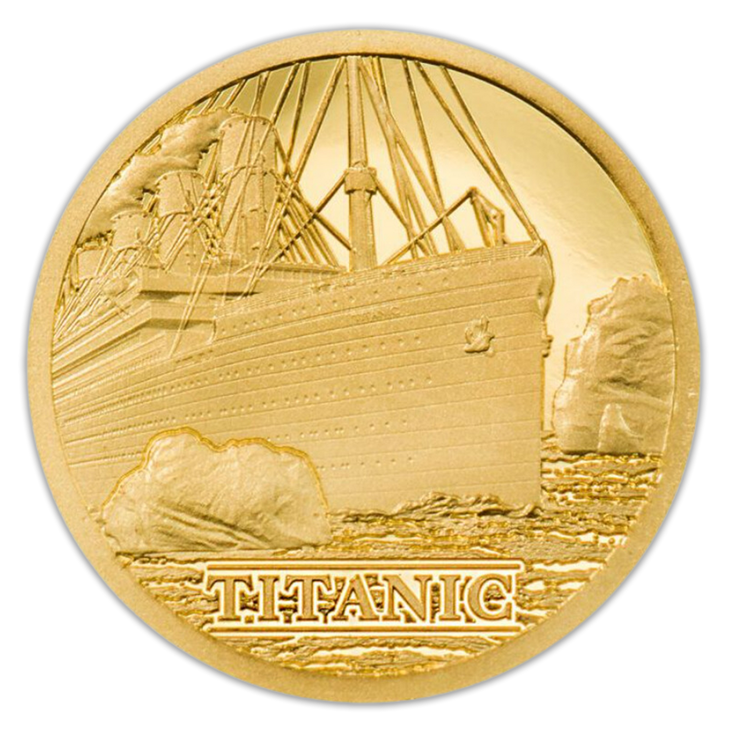 2022 Titanic Gold Proof 0.5 gram Gold Proof - Original Government Packaging
