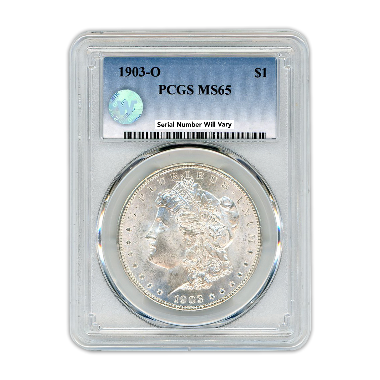 1903 Morgan Silver Dollar New Orleans - PCGS MS65 Sight White