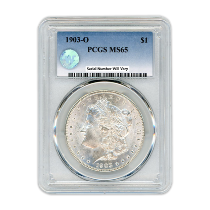 1903 Morgan Silver Dollar New Orleans - PCGS MS65 Sight White