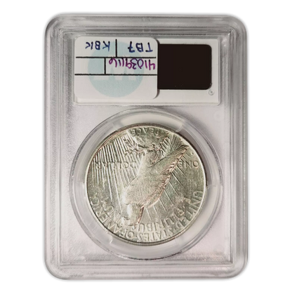 1934-S Peace Silver Dollar San Francisco - PCGS AU53 Sight White
