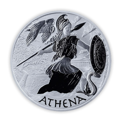 2022 1 oz Tuvalu Gods of Olympus Silver - Athena
