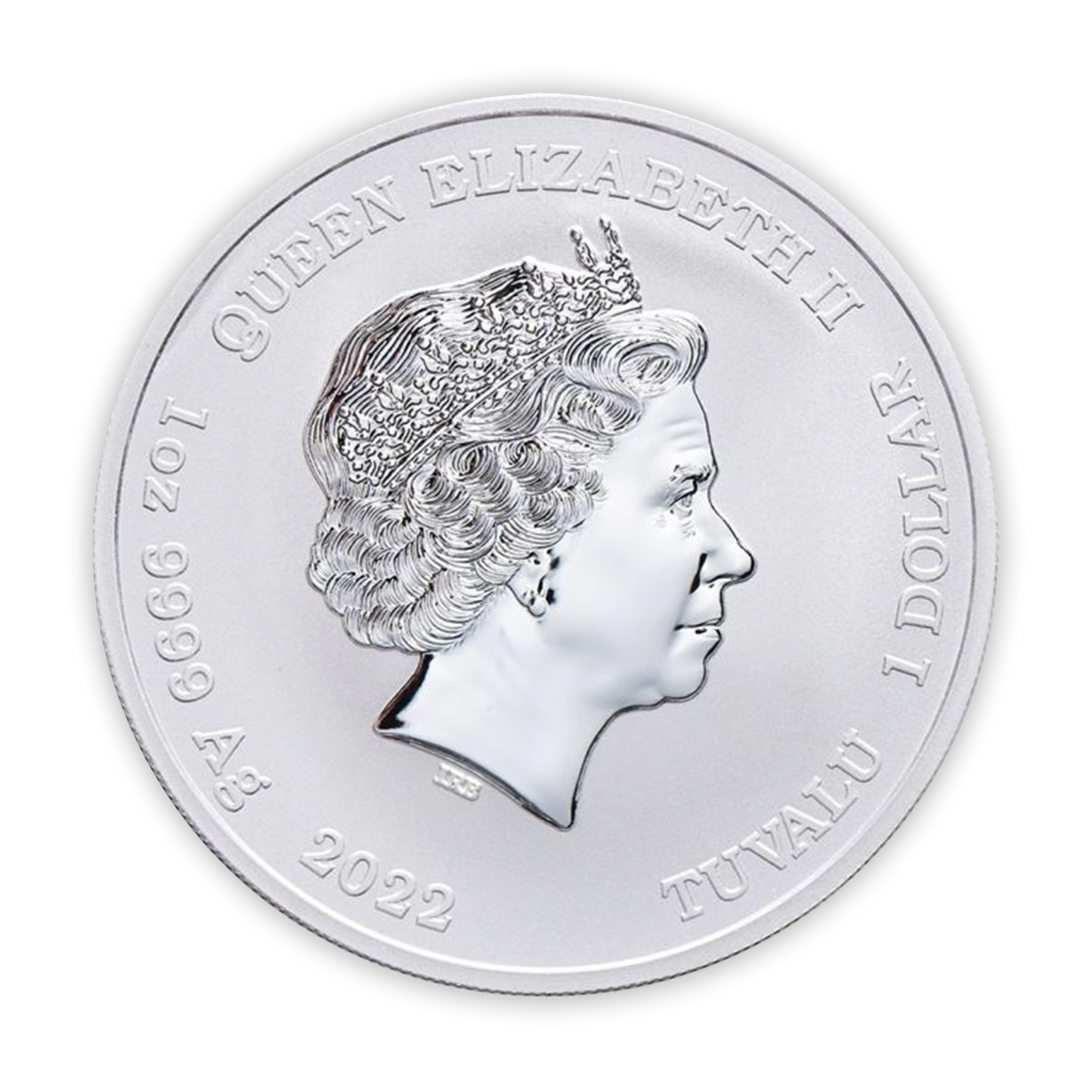 2022 1 oz Tuvalu Gods of Olympus Silver - Athena