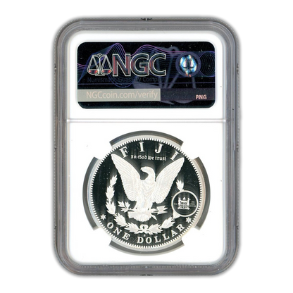 2023-S Morgan $1 Fiji Silver Tribute - NGC In God We Trust Label GEM PROOF Early Release