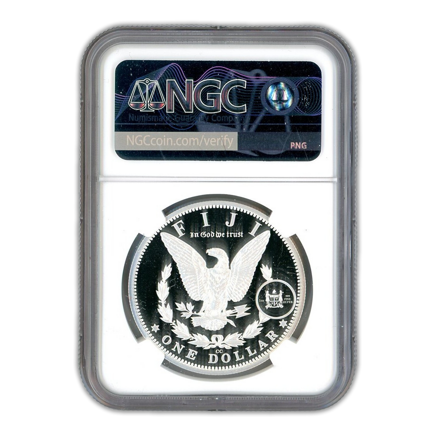 2023-CC Morgan $1 Fiji Silver Tribute - NGC In God We Trust Label PF70 Ultra Cameo Early Release