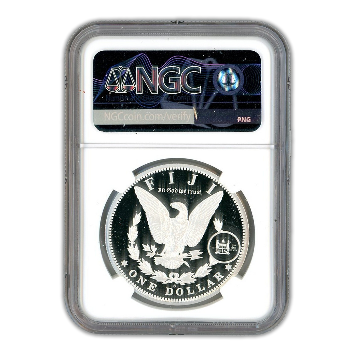 2023-S Peace $1 Fiji Silver Tribute - NGC In God We Trust Label PF70 Ultra Cameo Early Release