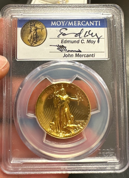 2009 $20 Ultra High Relief - NGC MS69 Mercanti / Moy Signature