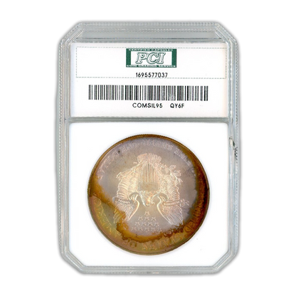 1995 Silver Eagle -Toning - PCI MS67